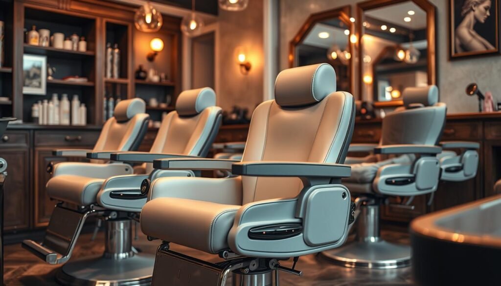 ergonomic barber chairs