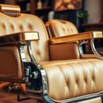 Gold Barber Chair