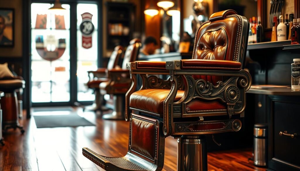 Old Barber Chair