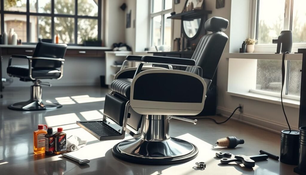 barber chair maintenance