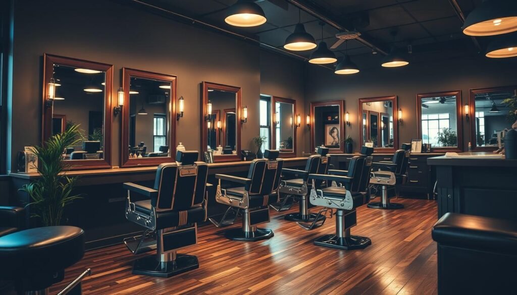 barbershop interior design