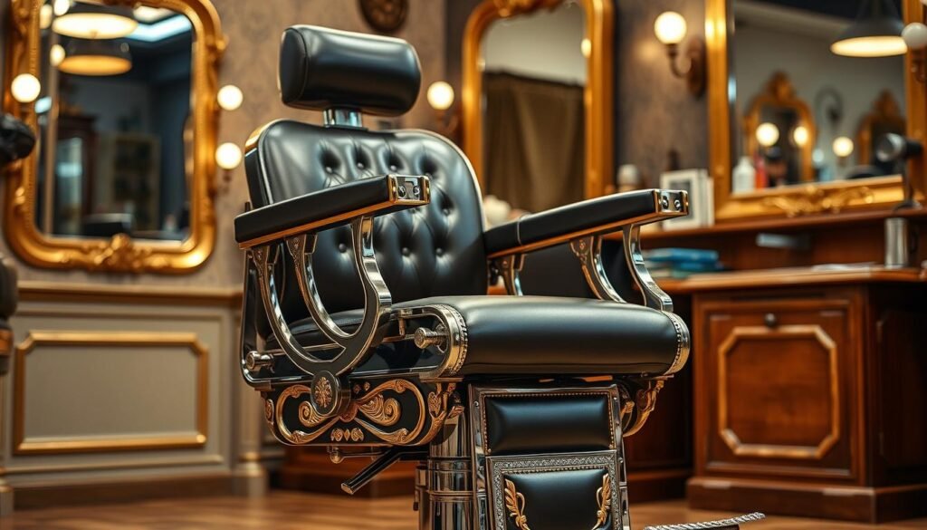 luxury barber chair