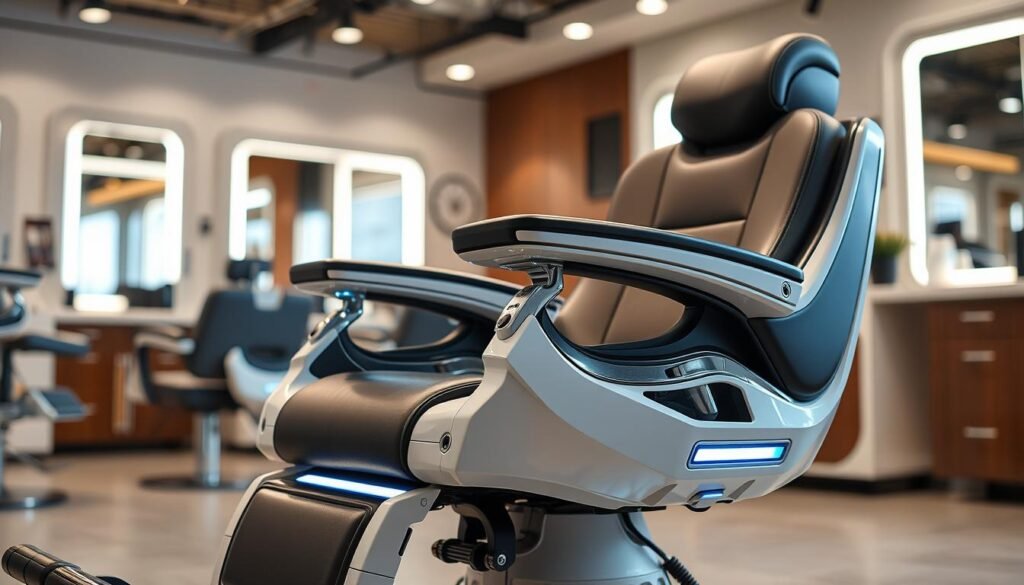 technological enhancements in barber chairs