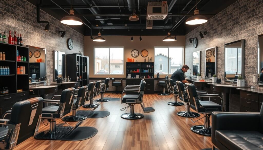 barber shop furniture accessories