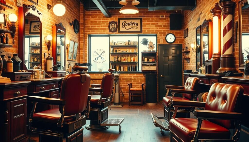 classic barbershop decor